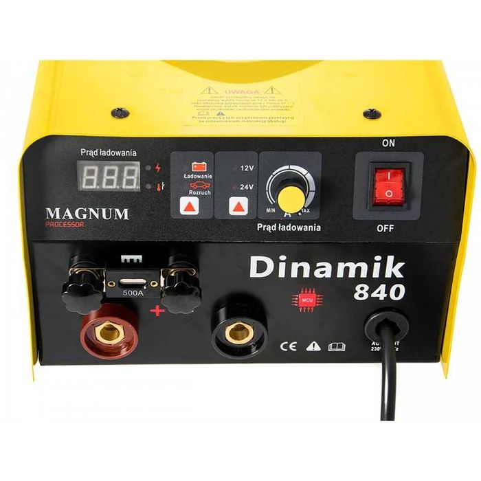 Prostownik rozruch inwertorowy DINAMIK 840 12/24V 230V magnum Faktura