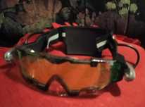 Regulowane goggle okulary z podświetleniem
