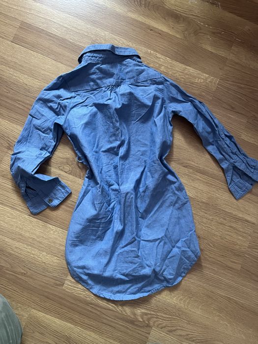 Sukienka jeansowa koszulowa h&m 116