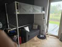 Łóżko piętrowe + sofa rozkładana IKEA