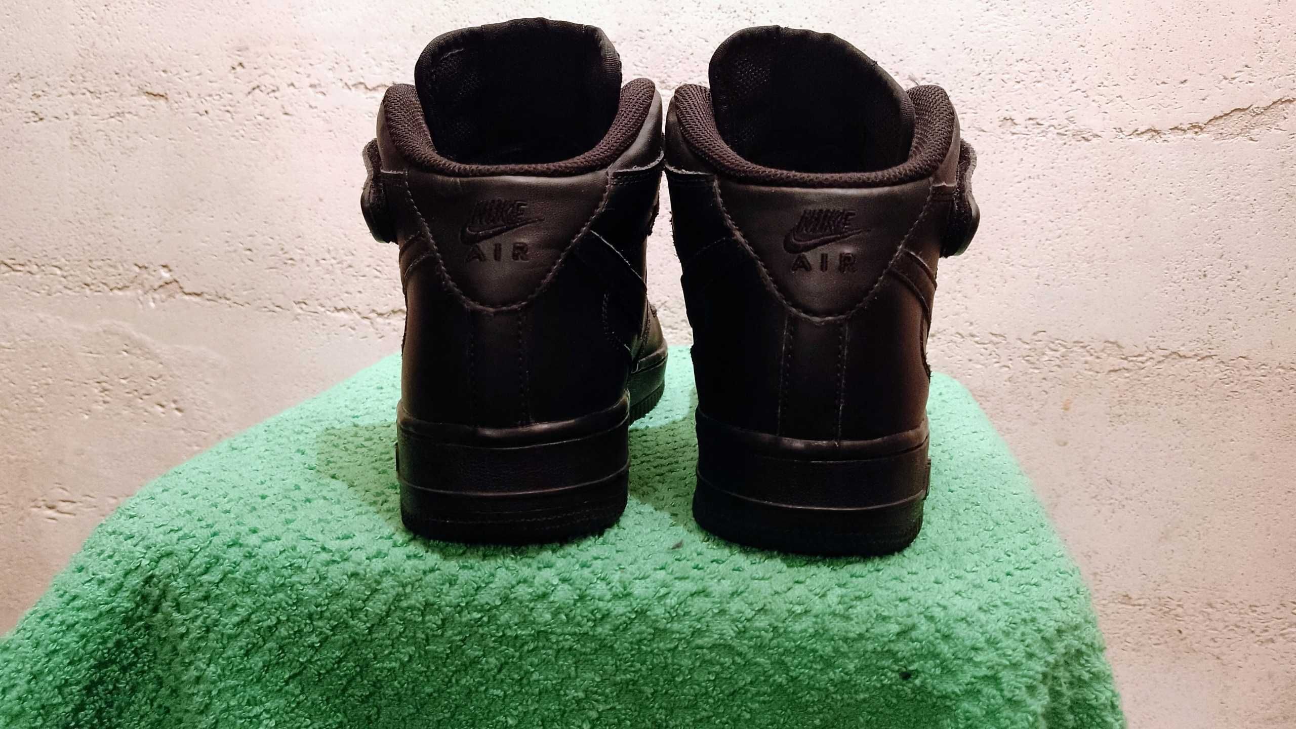 Wysokie sneakersy NIKE AIR FORCE 1 MID r.38 skóra stan bardzo dobry
