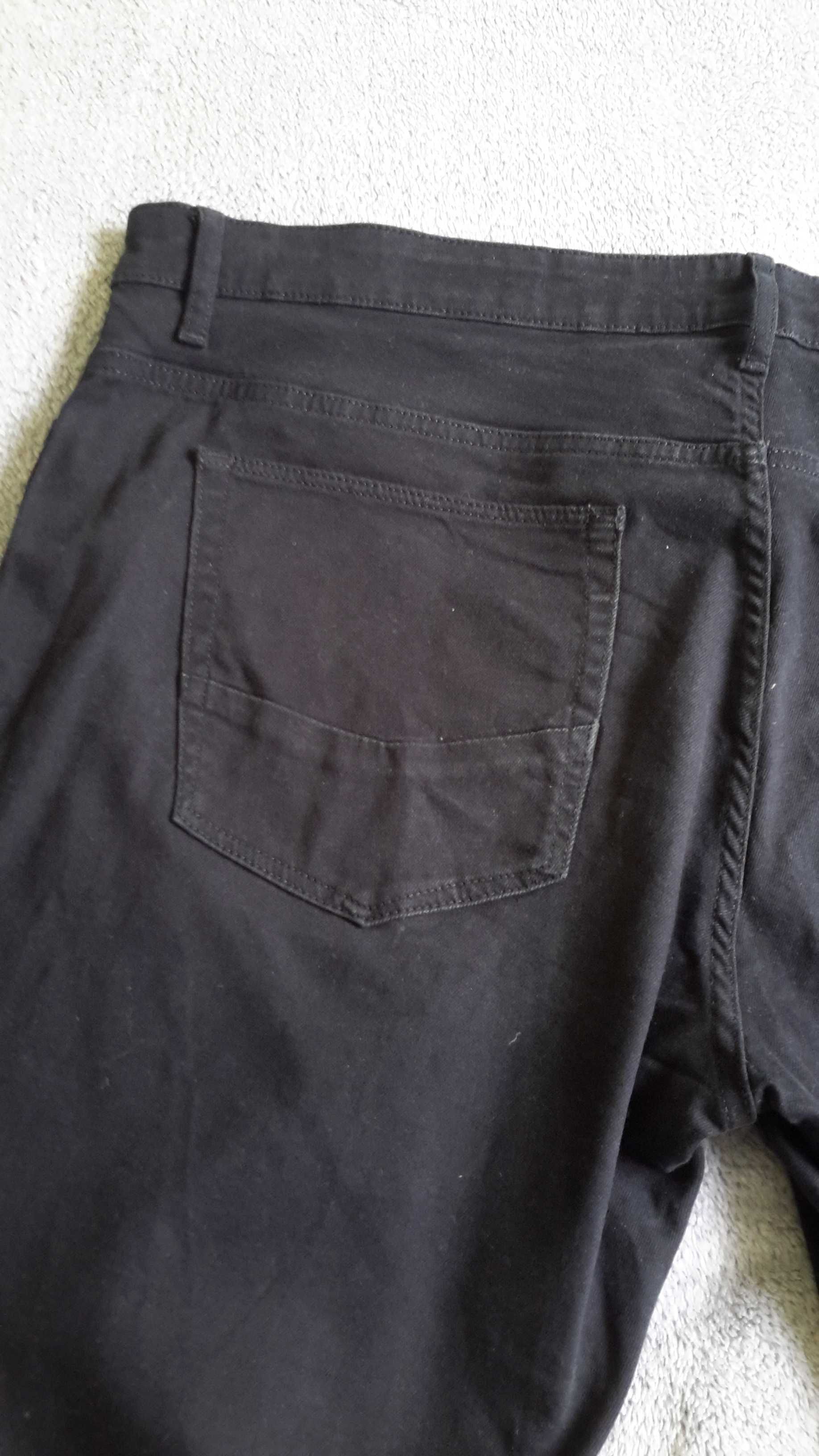 Spodnie męskie jeansy CROSS JEANS r.40/30 dżinsy  czarne pas 108 cm