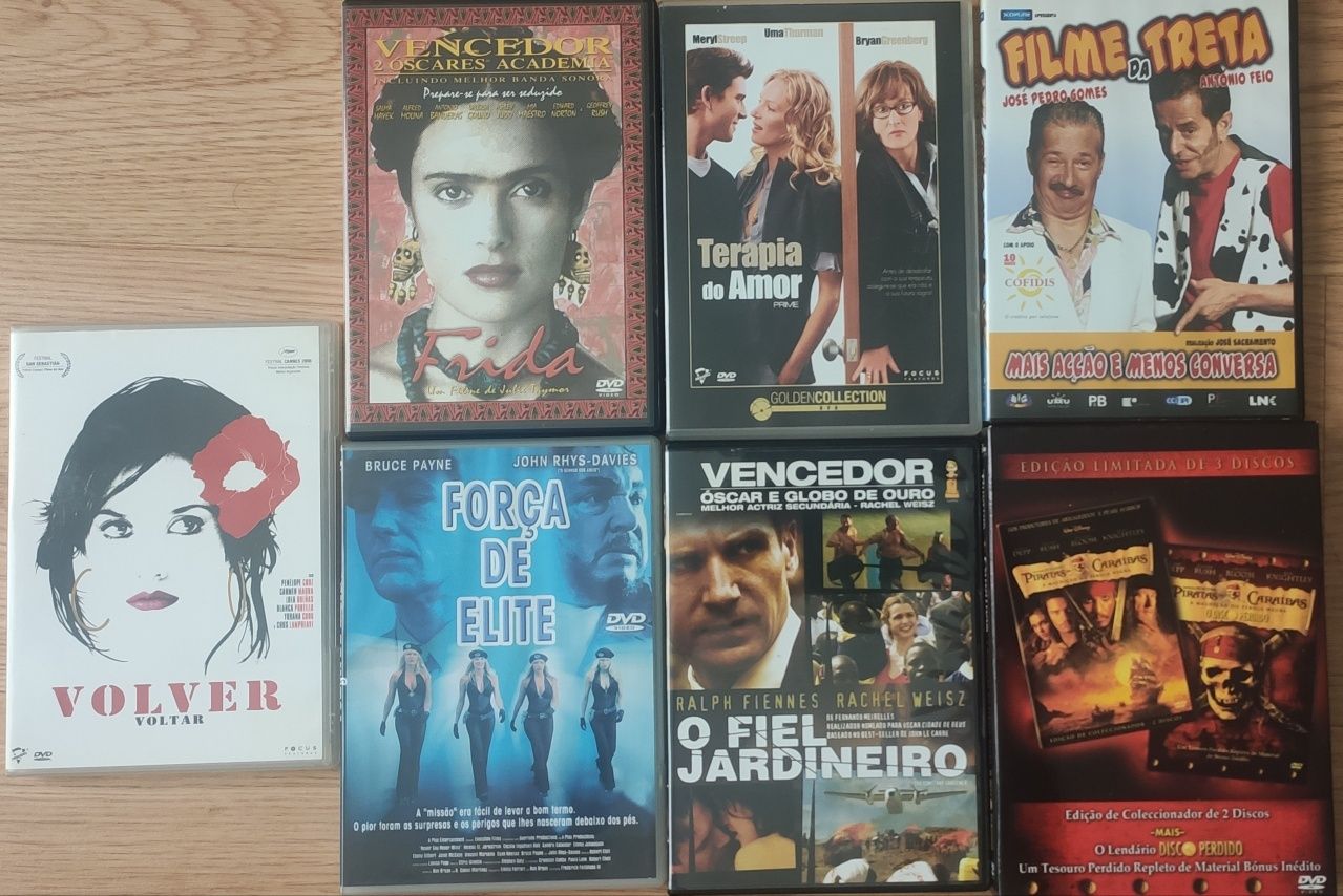 DVDs usados em bom estado