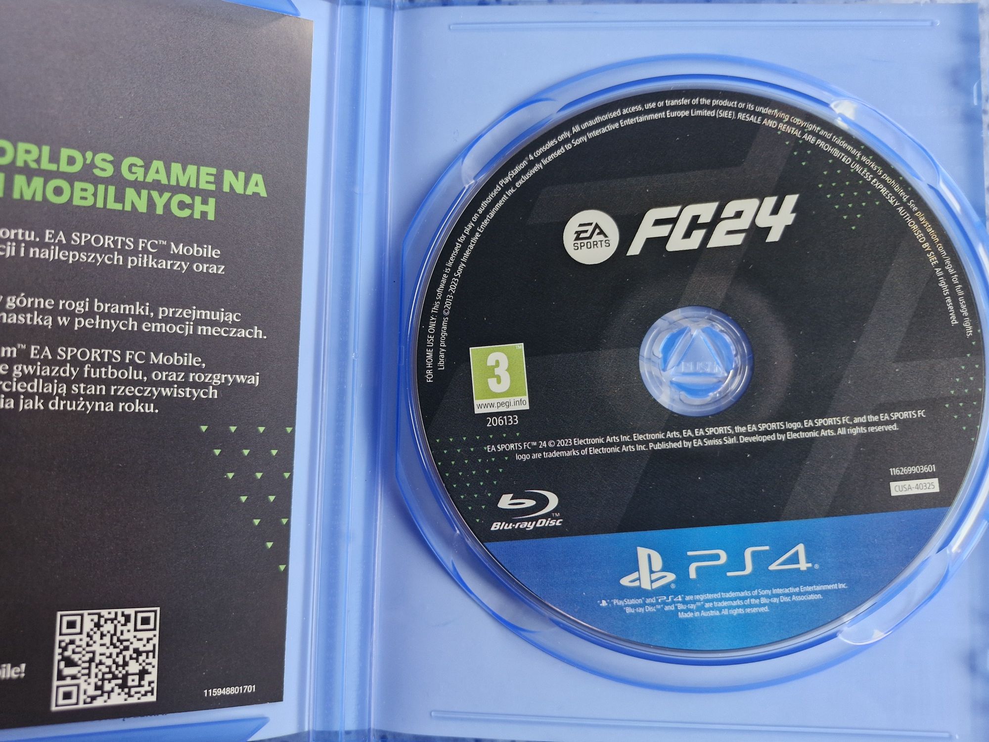 FC 24 gra na konsolę PS4