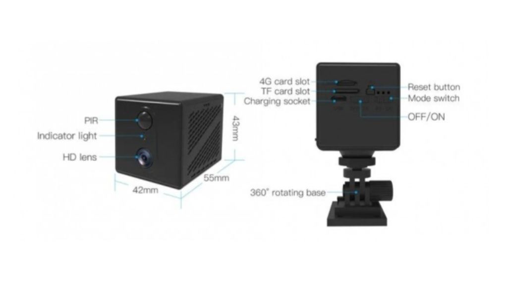 4G camera нічна, датчик руху