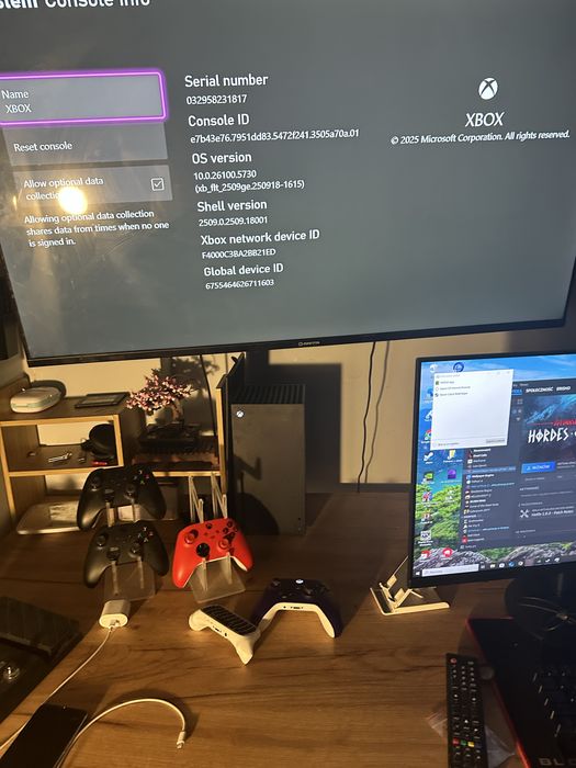 xbox series X/4x pady/gwarancja i papiery/karta pamiec 1tb/opis!