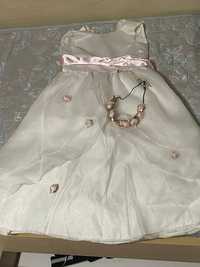 Платье на 4-6лет с диадемкой
