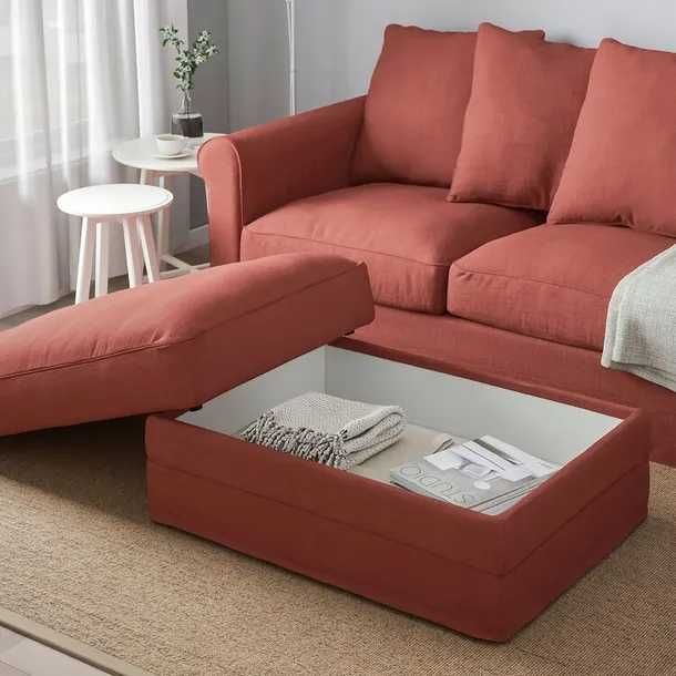 Zestaw Pokryć GRONLID, Ljungen jasnoczerwony, Ikea