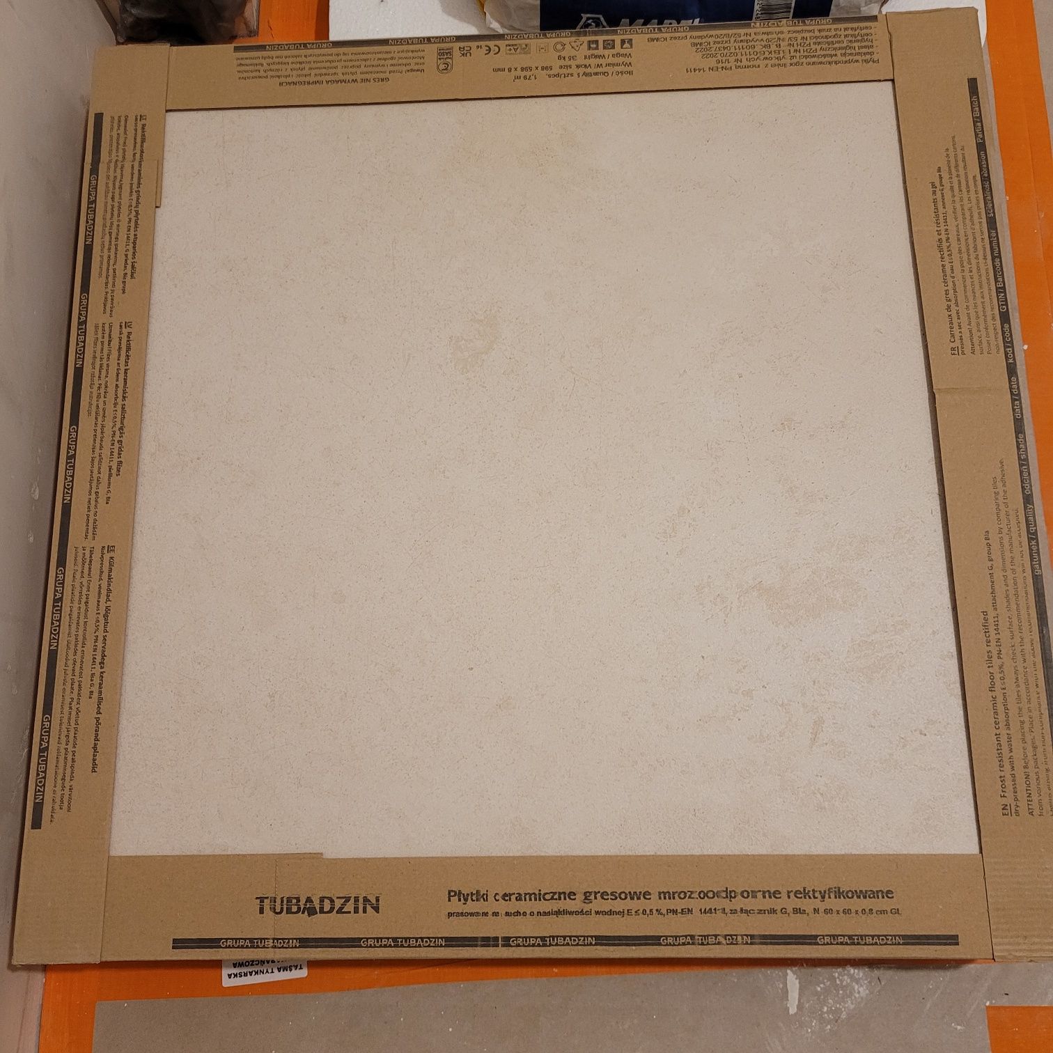 Płytki Tubądzin TORANO BEIGE MAT 60x60 3 paczki całe
