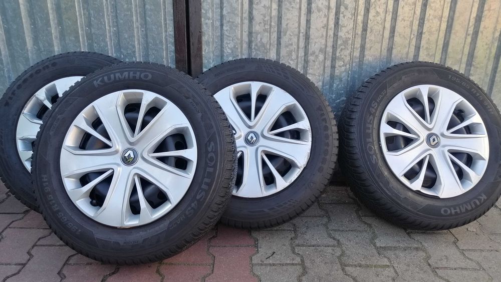 Koła całoroczne Renault Megane III Scenic III opony 195/65/15 kołpaki