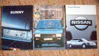 Nissan : Maxima '89 + Prairie '85 + Sunny '85 *3 prospekty - 52 strony