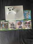 XBOX One S 1TB, pad, 5 fif, FC24, Fifa 23, Fifa 22, Fifa 21, Fifa 19
