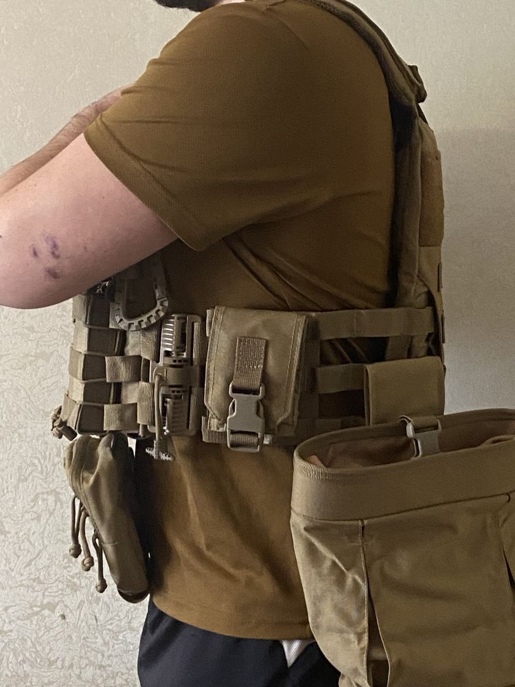 Плитоноска М7 Cordura 1000 укомплетована. Не використовувалась.