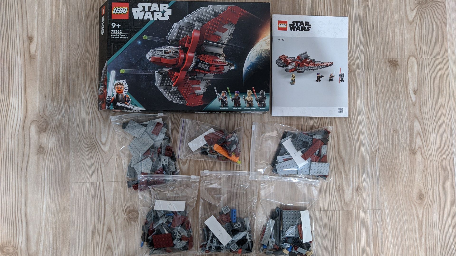 LEGO Star Wars 75362 Шатл джедаїв T-6 Асокі Тано (без мініфігурок)