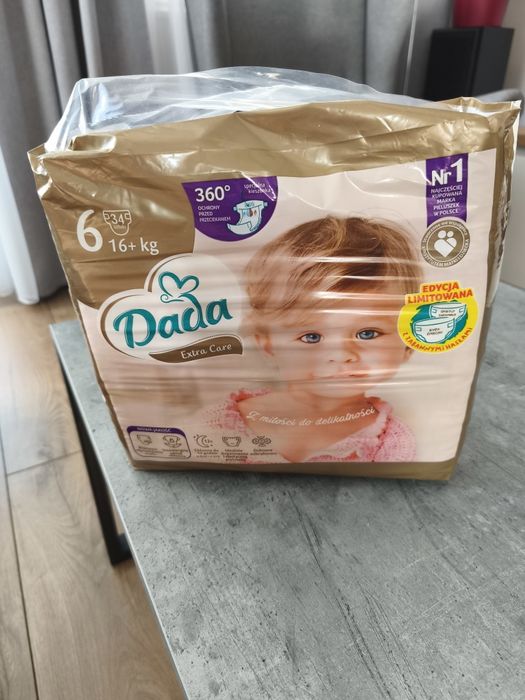 Pampersy Dada Extra Care rozmiar 6 (16+ kg) – nowe