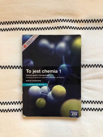 "To jest chemia 1" podręcznik do chemii, chemia matura, cz.1