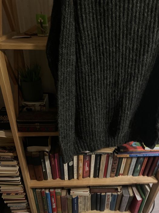 Серый Свитер Кофта CDG Comme Des Garcons Mainline Y2K