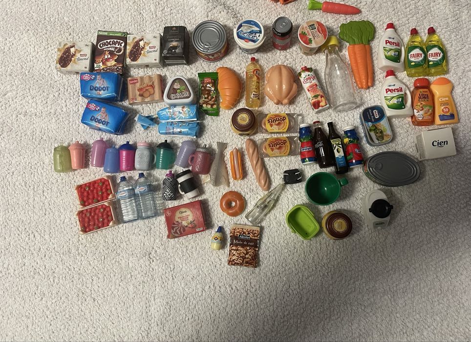 Vendo miniaturas de alimentos