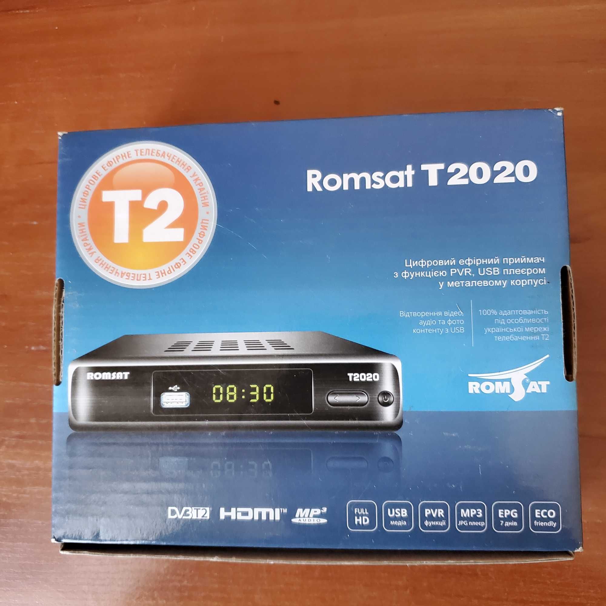 Т2-тюнер Romsat T2020