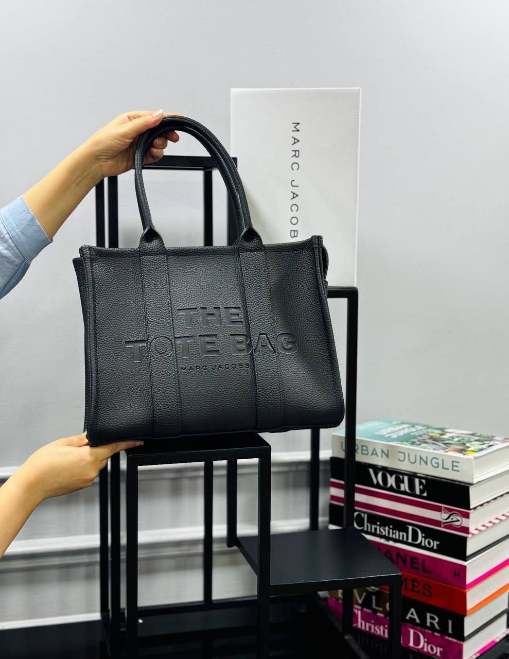 Сумка черная женская Marc Jacobs Марк Джейкобс  THE TOTE BAG