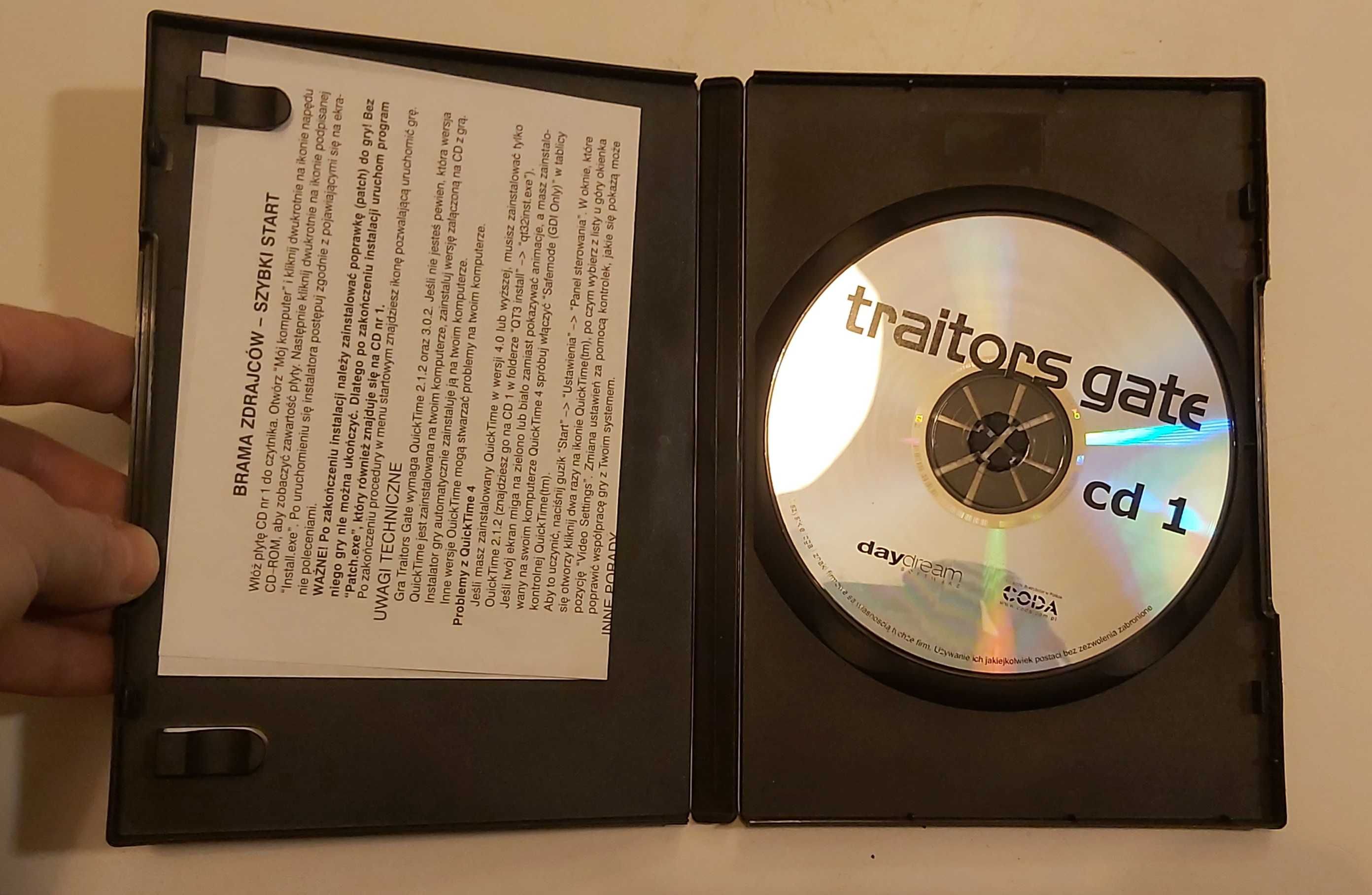 Brama zdrajców Traitors gate Wiktor Zborowski 4xcd GRA PC