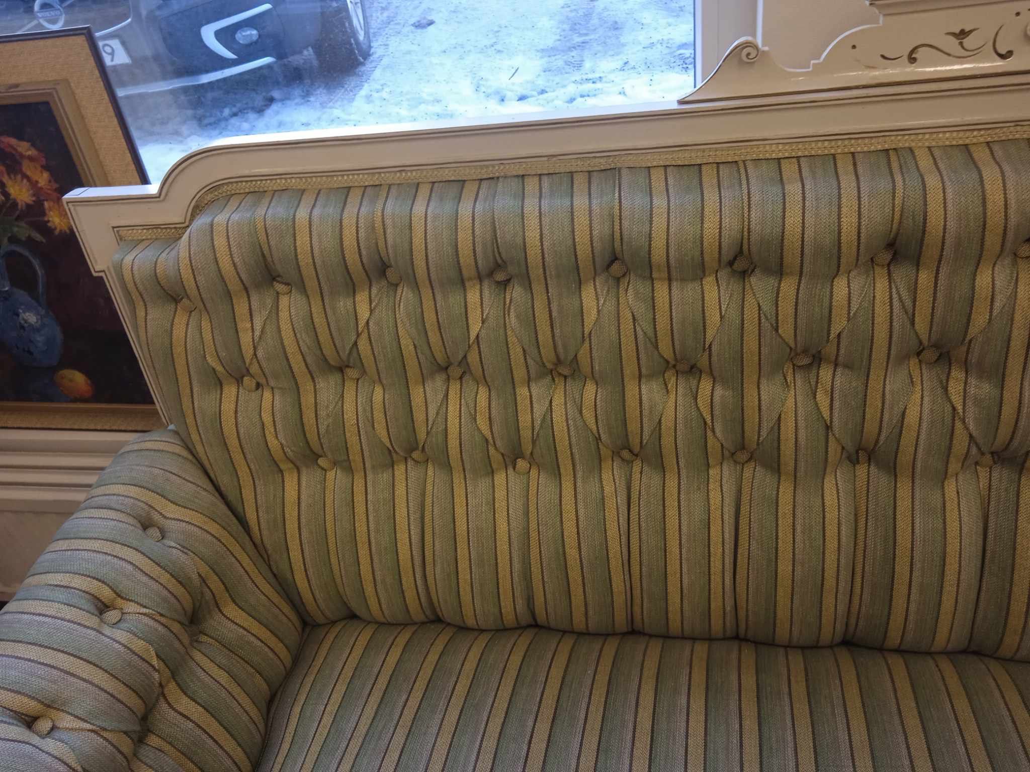 Sofa w stylu prowansalskim retro vintage shabby chic ludwika zabytkowa