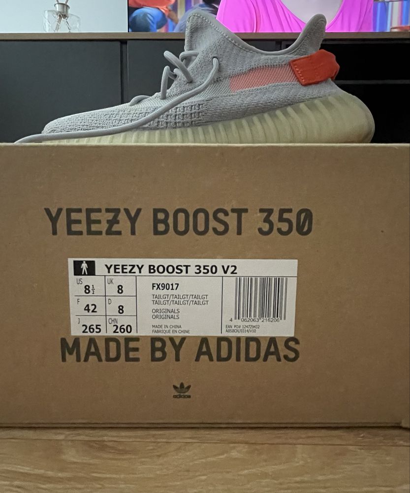 adidas yeezy boost 350 tail light 42 EU