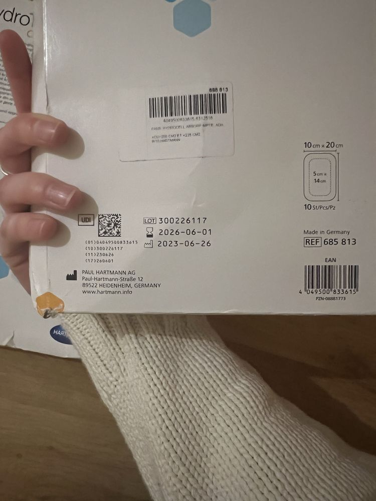 Hartmann hydroTac opatrunek na rany