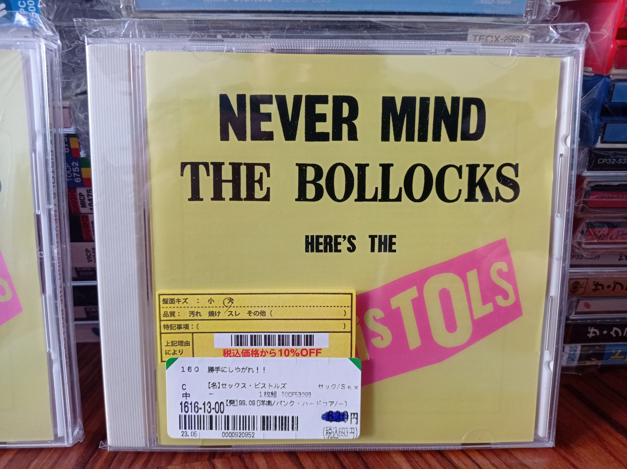 Płyta kompaktowa SEX PISTOLS Never Mind The Bollocks oryginał wer jap