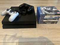Playstation 4 + 3 pady i 7 gier.