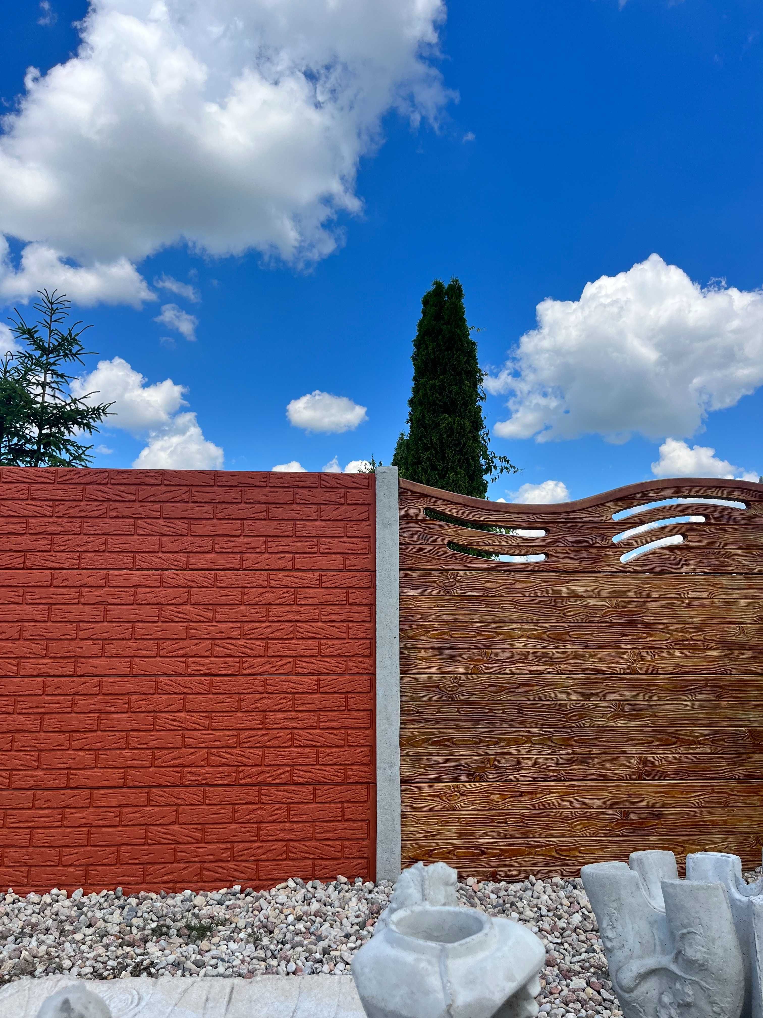 ogrodzenia betonowe dwustronne 67 zł metr bieżący - 1,5 m wysokości