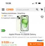 Iphone 15 zielony 256 gb nowy