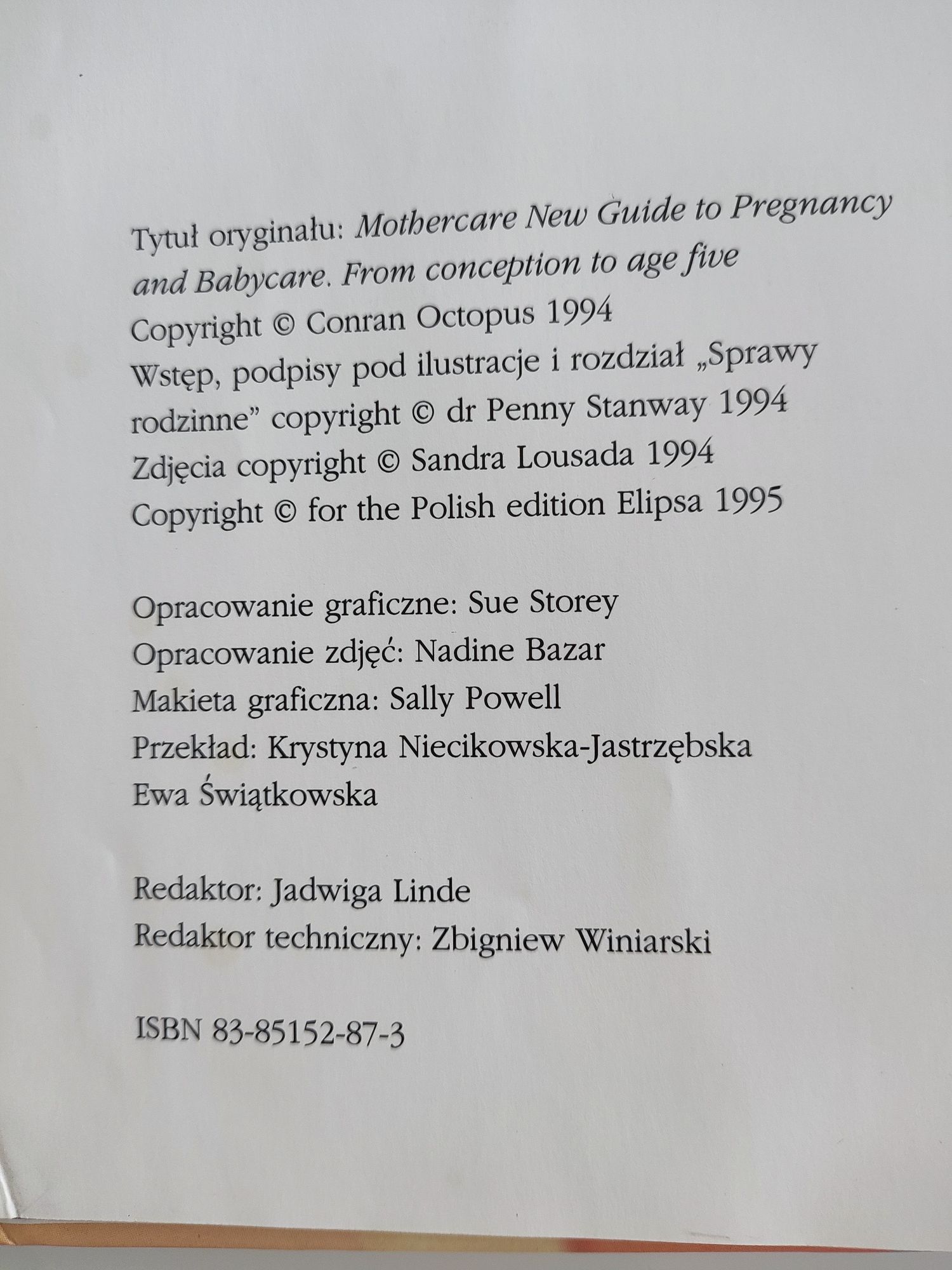 "Dziecko Poradnik dla rodziców" P.Stanway, S.Lousada