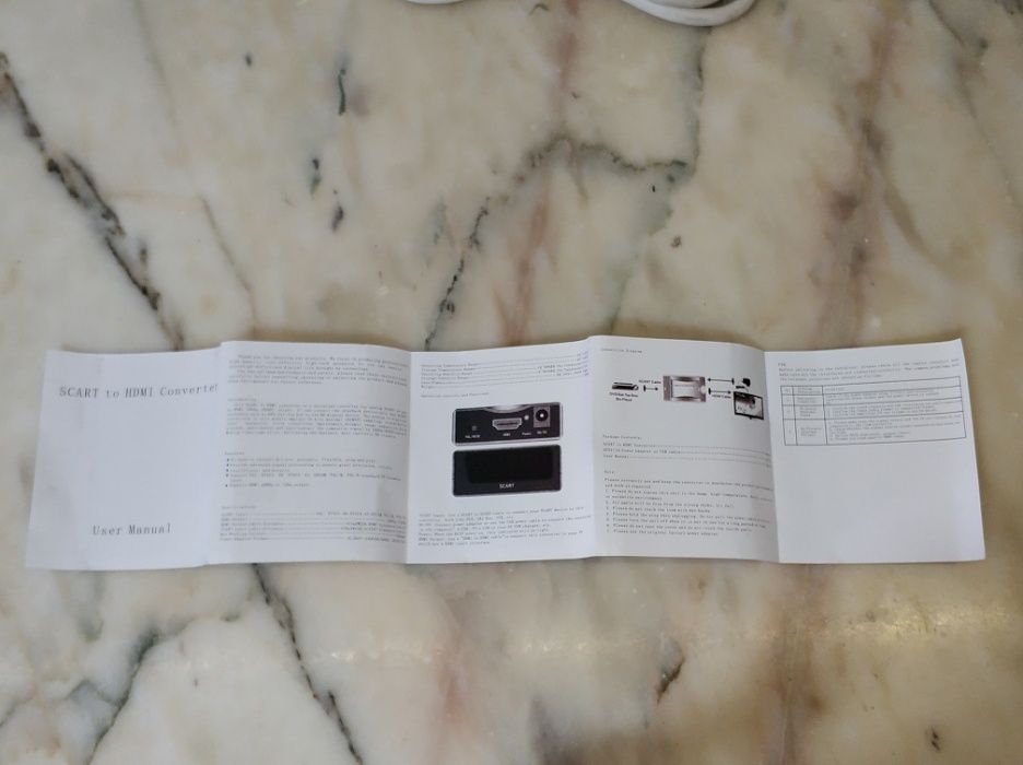 Conversor Adaptador SCART para HDMI - NOVO