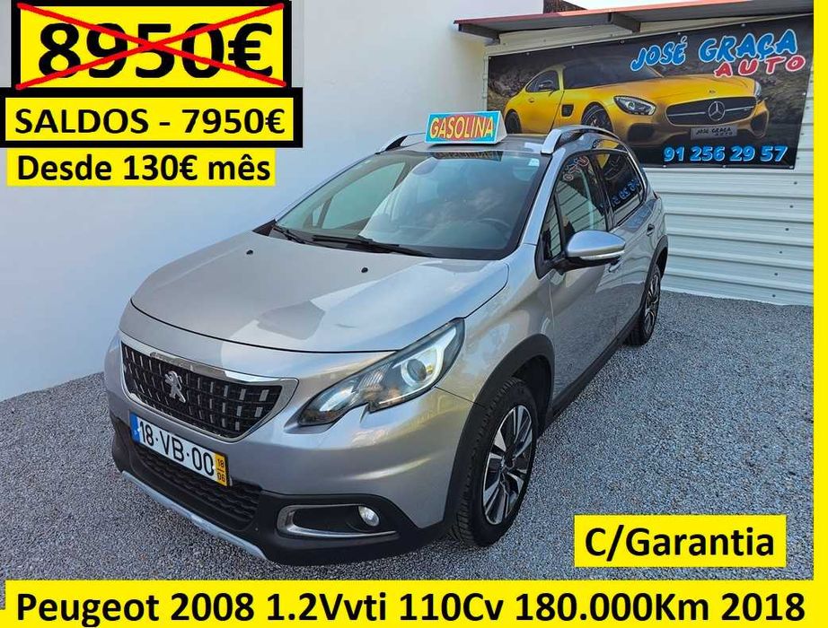 Peugeot 2008 1.2Vvti 130Cv 180.000Km 06/2018