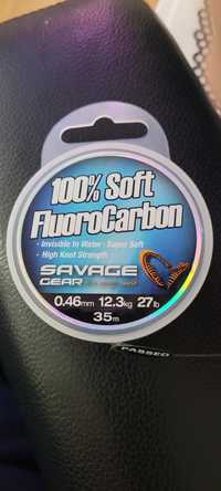 Savage Gear 100% Fluorocarbon 0.46mm 12.3kg  35m