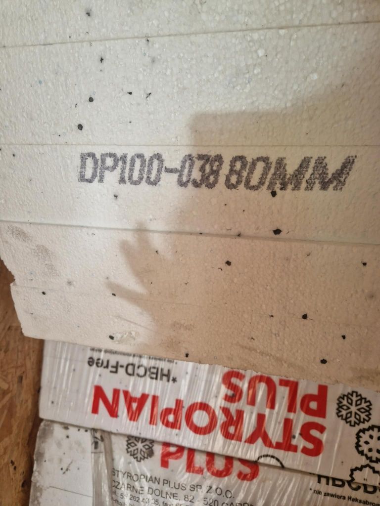 Styropian DP 100 80mm, lambda 038, 5 paczek