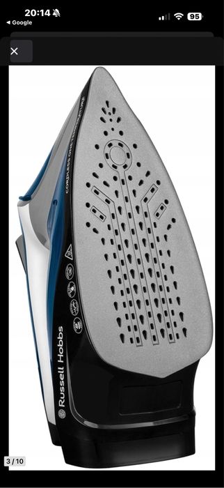 Żelazko bezprzewodowe russell hobbs