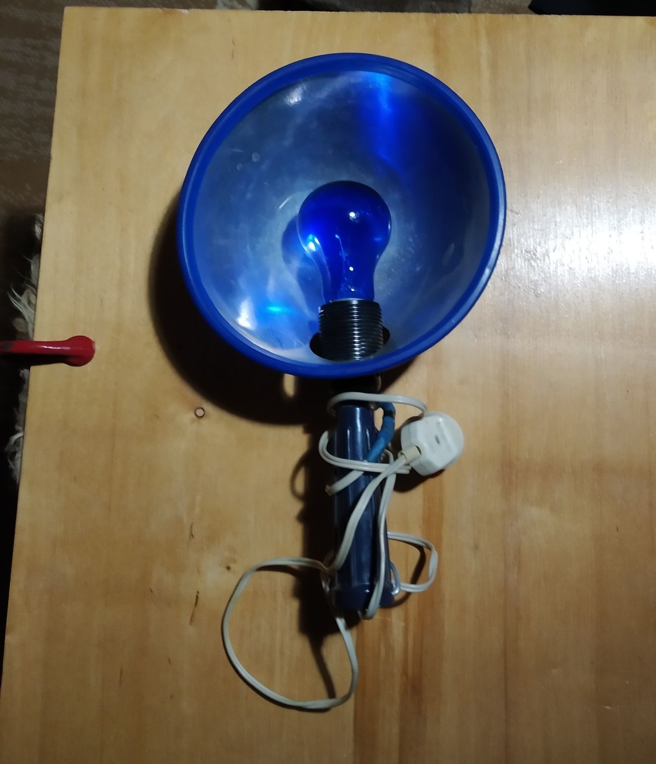 лампа синяя рефлектор минина