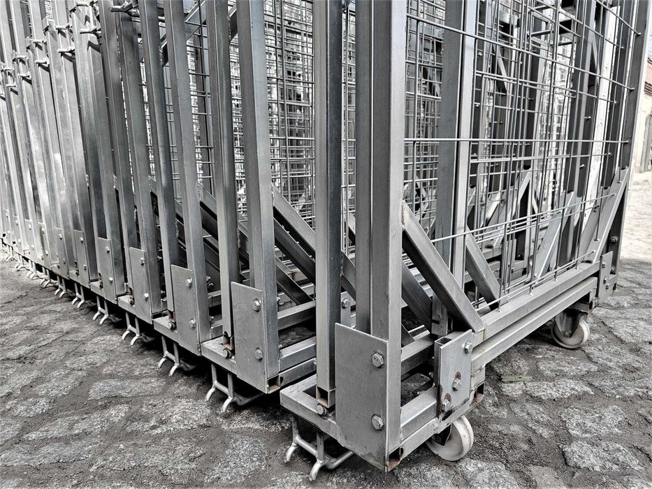 Kosz Siatkowy Gitterbox Wózek Transportowy Magazynowy Paleta Euro