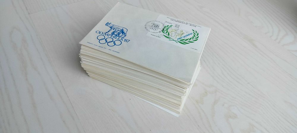 OKAZJA Sprzedam kolekcję kopert FDC ze znaczkami pocztowymi 152 szt.