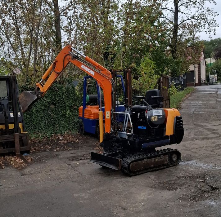 Minikoparka kubota kx41 rok 02 2lyzki transport