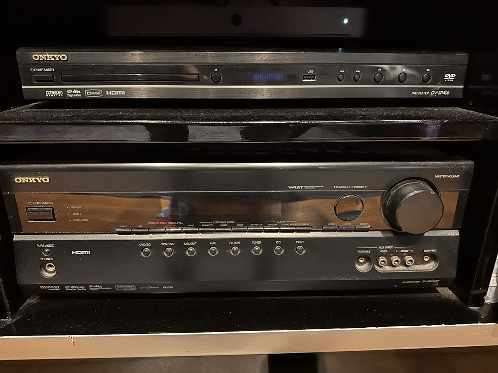 Zestaw kina domowego DENON+glosniki M-Audio
