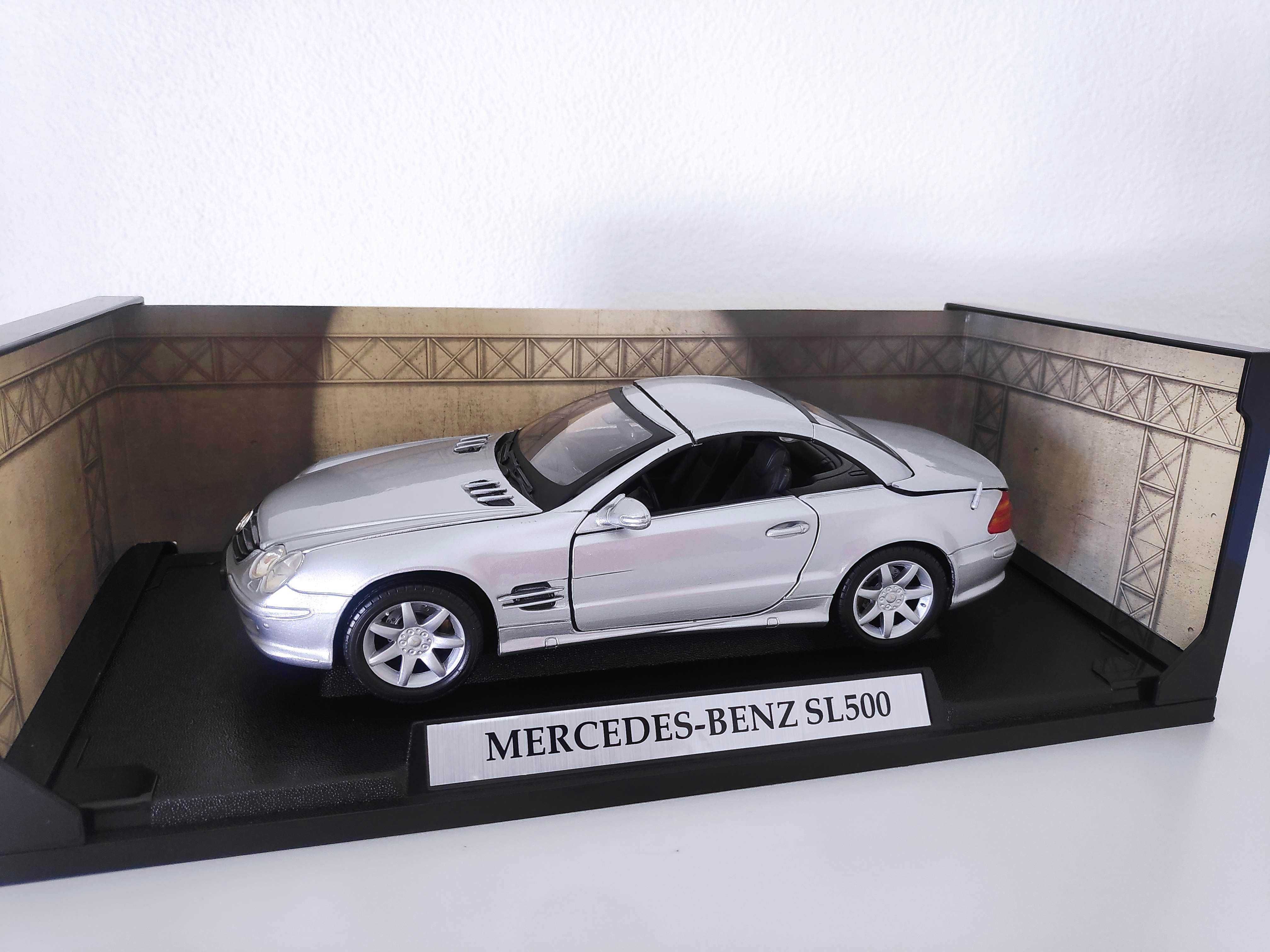 mercedes benz 500 sl a escala 1:18