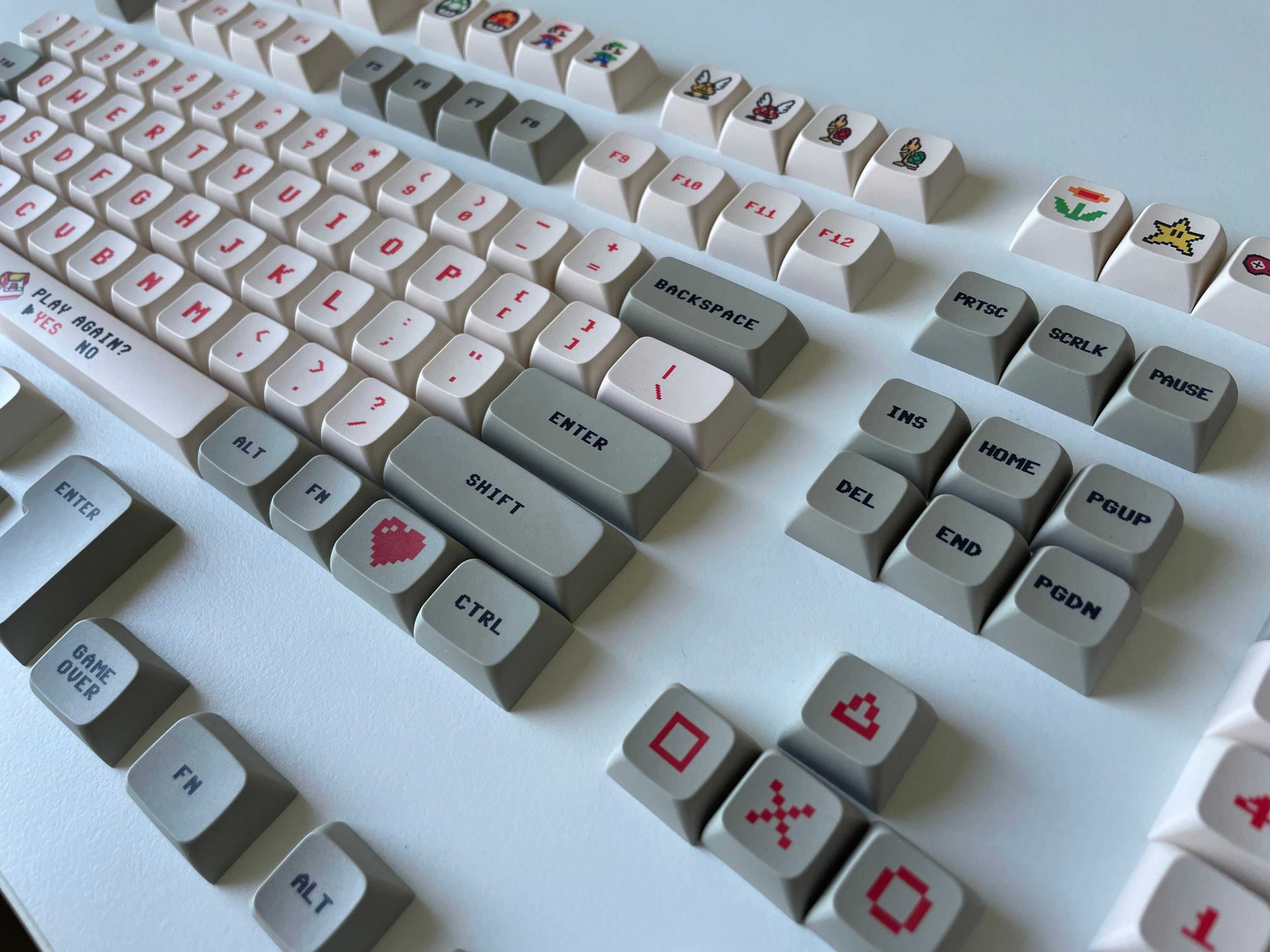 Retro Nintendo theme Keycap set, Кейкапи (120шт) XDA profile