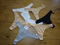 Primark 7 x bawełniane stringi nowe S