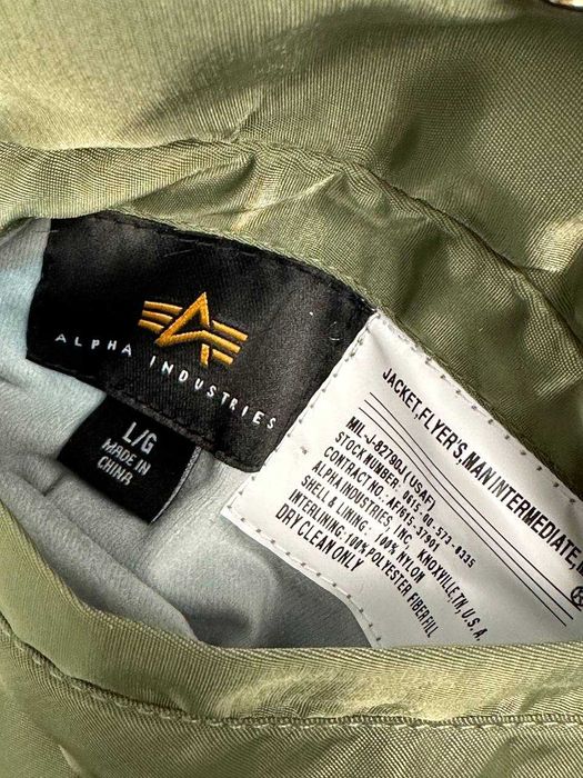 Двосторонний бомбер Alpha Industries MA-1 куртка