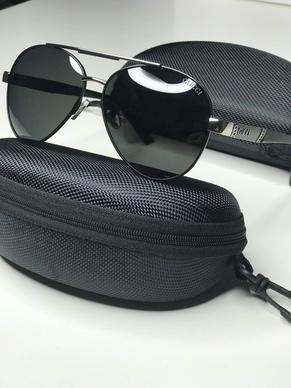 Сонцезахисні окуляри  GUCCI  Р 8007 Polarized, авіатори, окуляри гуччі
