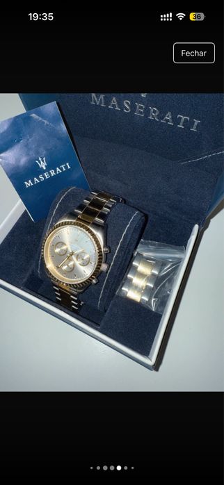 MASERATI Relógio Competizione Bicolor