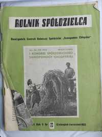 Czasopismo rolnik spółdzielca 1952
